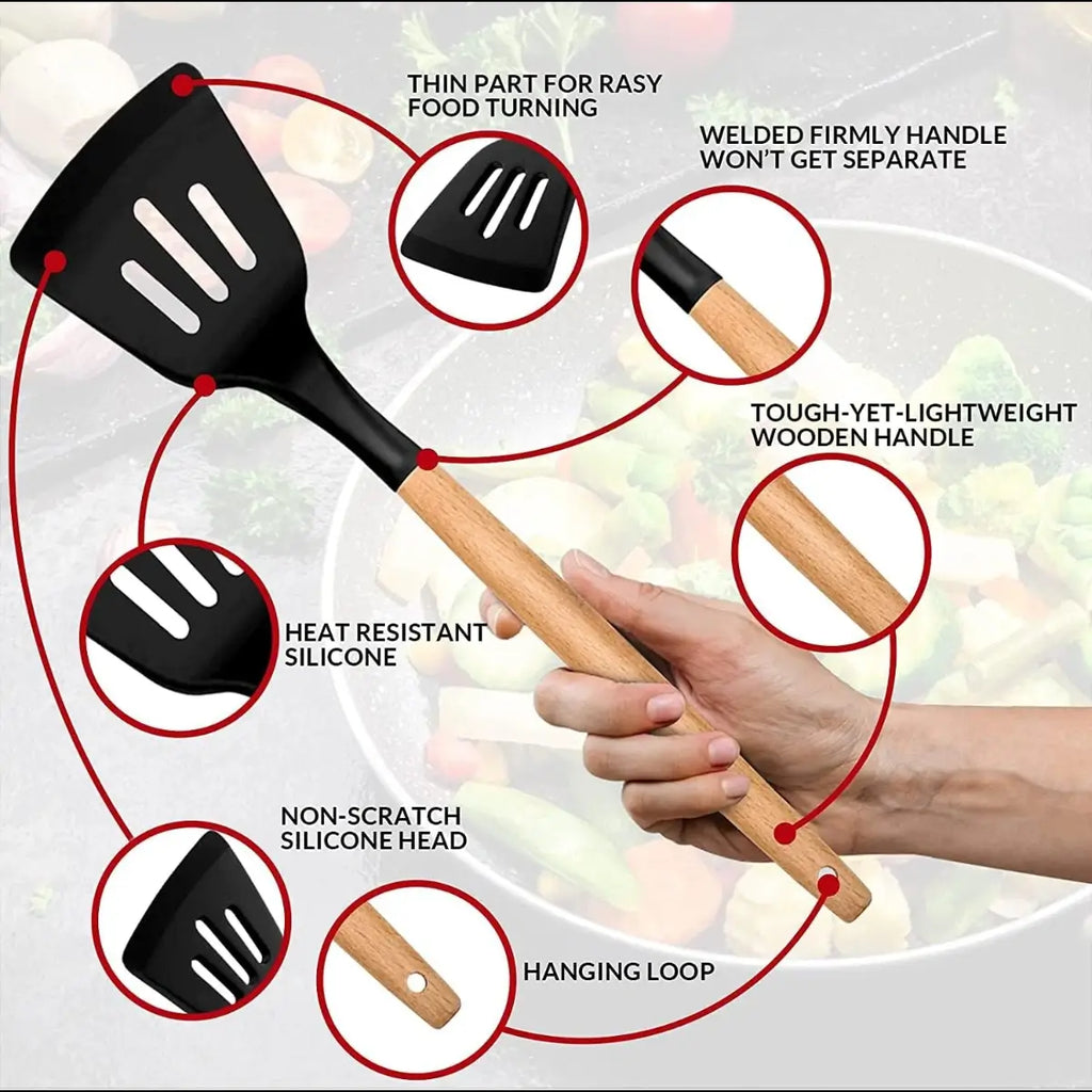 Deluxe Kitchen Utensil and Knife Set